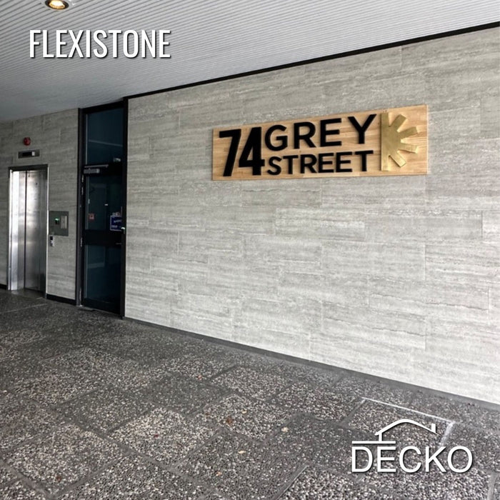 Hajlékony 3D kőhatású falpanelek MINTA - PIETRA GRIGIA | DECKO Flexistone - Ingyenes szállítás