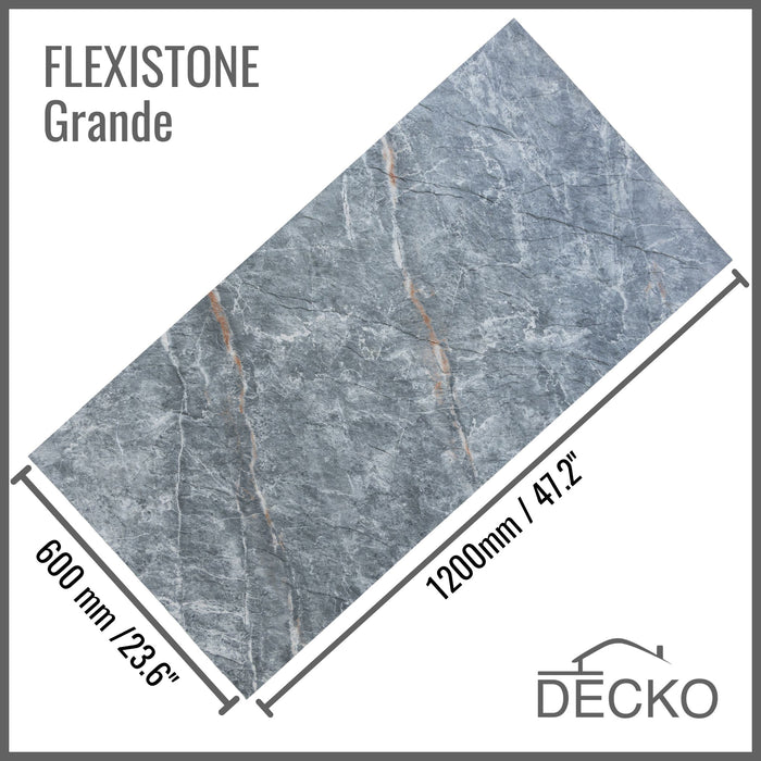 Hajlékony 3D kőhatású falpanelek MINTA - GRANDE MARMO | DECKO Flexistone - Ingyenes szállítás