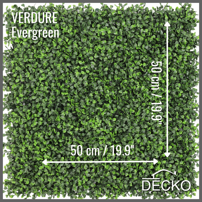 DECKO VERDURE Zöldfal - EVERGREEN - 500mm x 500mm (18.800 Ft-m2)