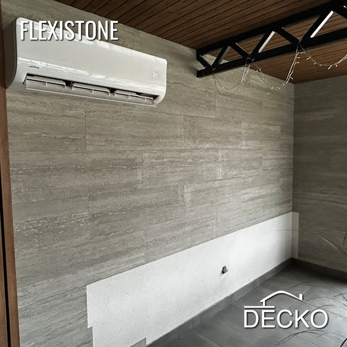 Hajlékony 3D kőhatású falpanelek MINTA - PIETRA GRIGIA | DECKO Flexistone - Ingyenes szállítás