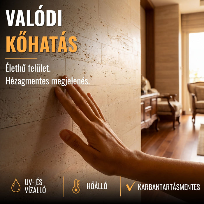 Hajlékony 3D kőhatású falpanelek MINTA - BRICO NATURALE | DECKO Flexistone - Ingyenes szállítás