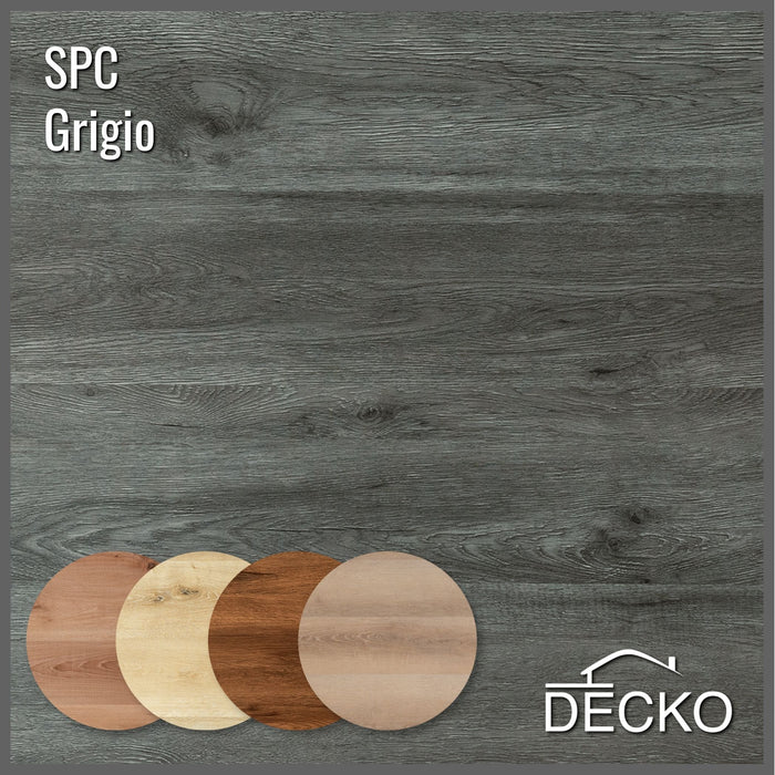 SPC Hibrid Vinyl Padló - GRIGIO - Kőkompozit, vízálló | DECKO (2,23 m²/doboz)