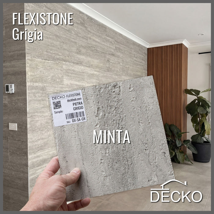 Hajlékony 3D kőhatású falpanelek MINTA - PIETRA GRIGIA | DECKO Flexistone - Ingyenes szállítás