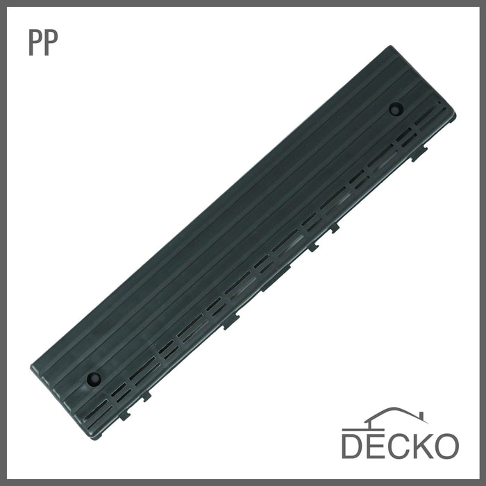 Teraszburkolat Rámpaelem - PP járólaphoz | DECKO Lite (304x60x20 mm) - (Egy darab)