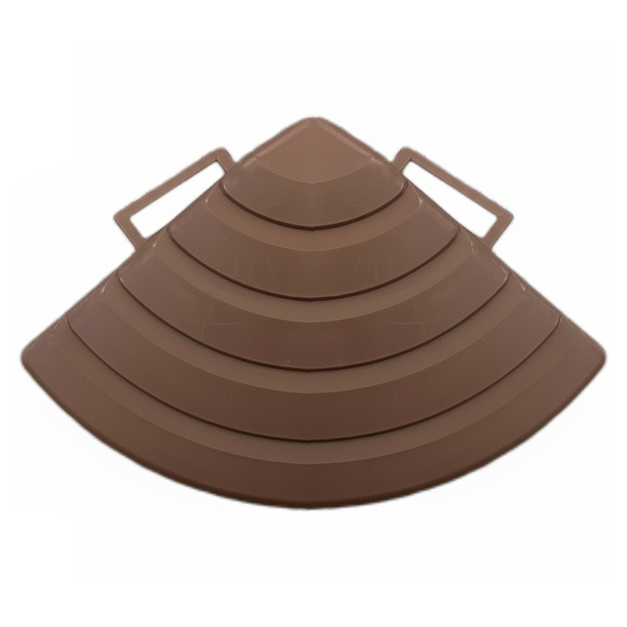 Teraszburkolat <b>Sarokelem</b> - PP járólaphoz | DECKO Lite (60x60x20 mm) - (Egy darab)