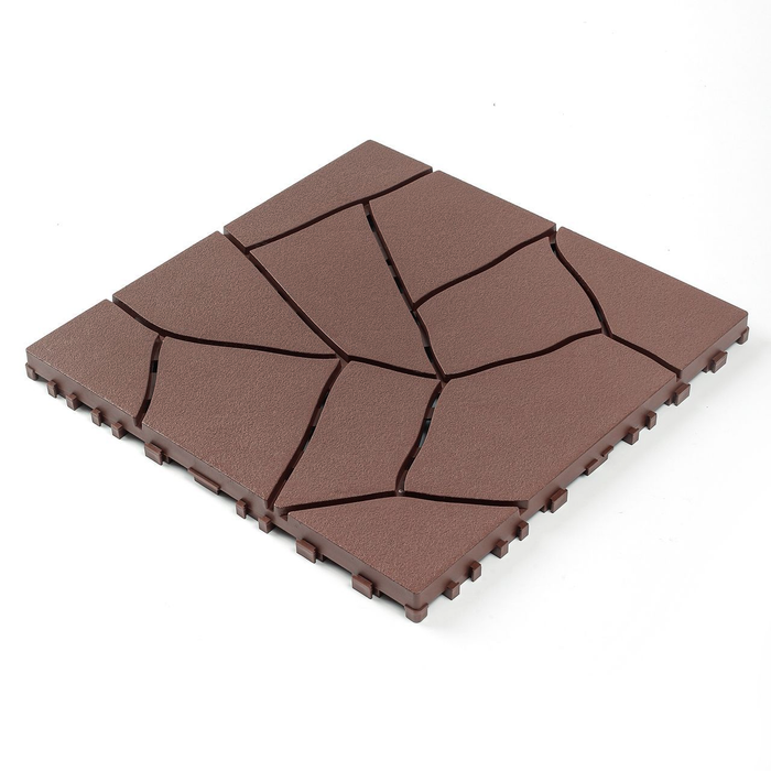 Teraszburkolat <b>Sarokelem</b> - PP járólaphoz | DECKO Lite (60x60x20 mm) - (Egy darab)